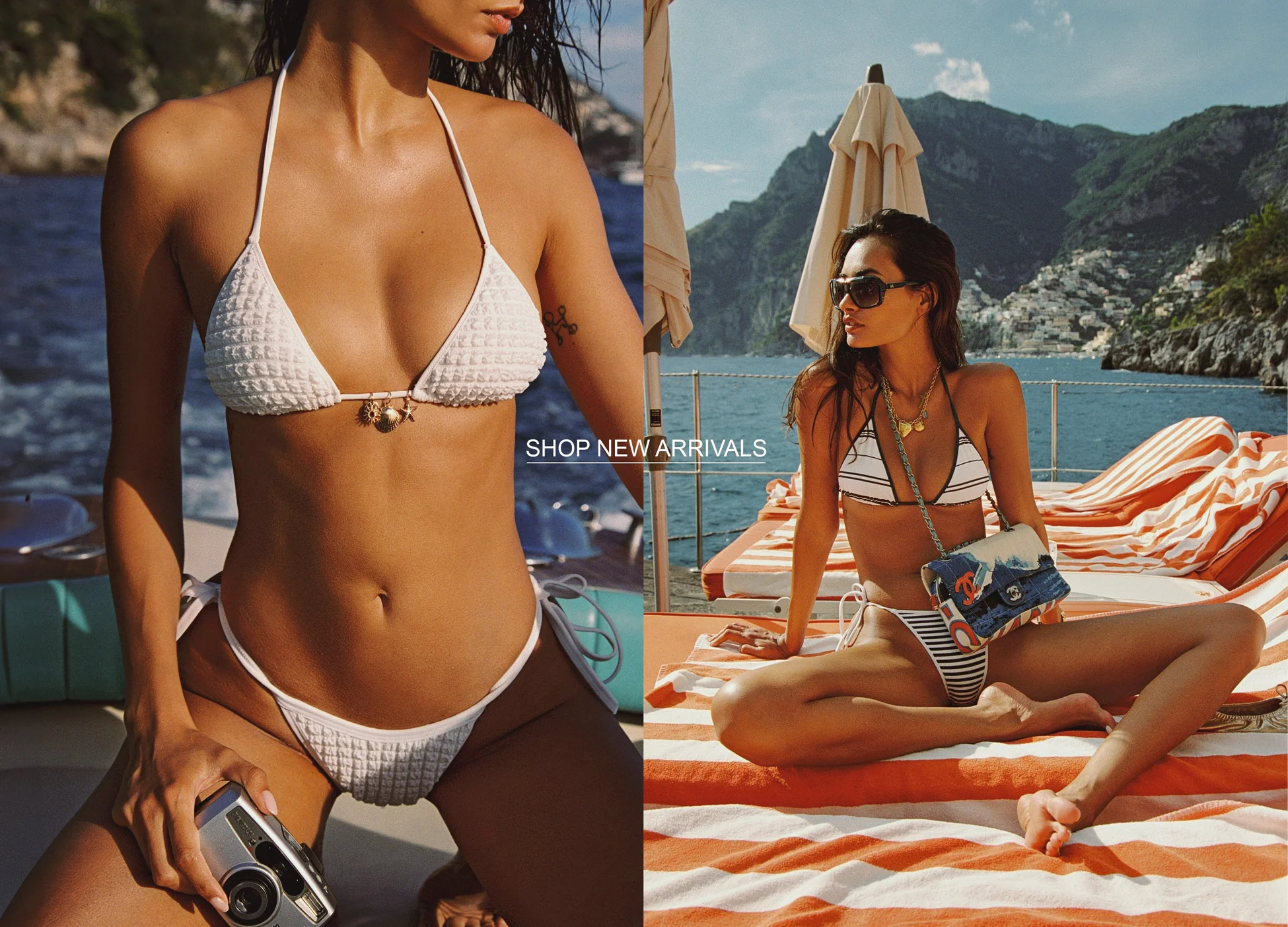 Iconic 80s High-Cut Swimwear